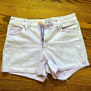 Universal Threads vintage midi denim shorts